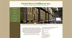 Desktop Screenshot of globaldirectfulfillment.com